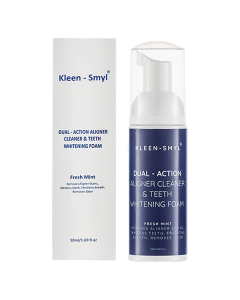 Kleen-Smyl Dual-Action Aligner Cleaner and Teeth Whitening Foam